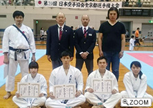 「菩提樹賞」〈スポーツ分野〉左下2番目：元平 雅仁 さん