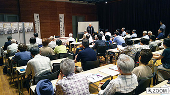 大分支部「仏教公開セミナー」会場風景